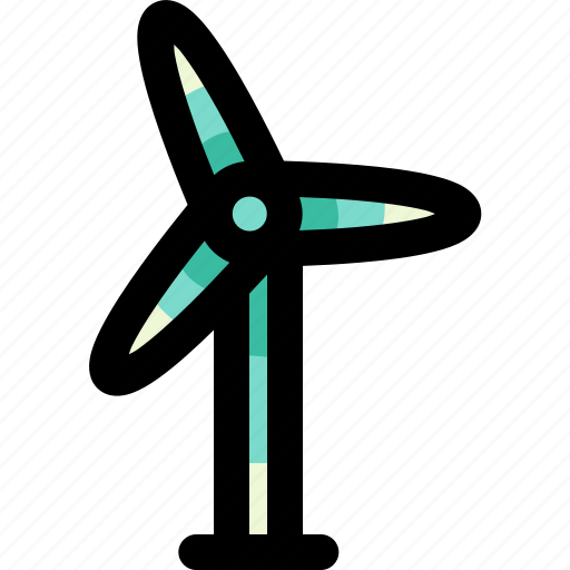 Ecology, energy, environment, green, plant, turbine, wind icon - Download on Iconfinder