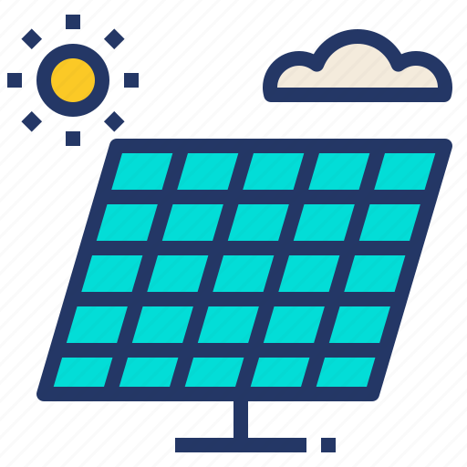 Clean, electric, energy, green, panel, solar icon - Download on Iconfinder