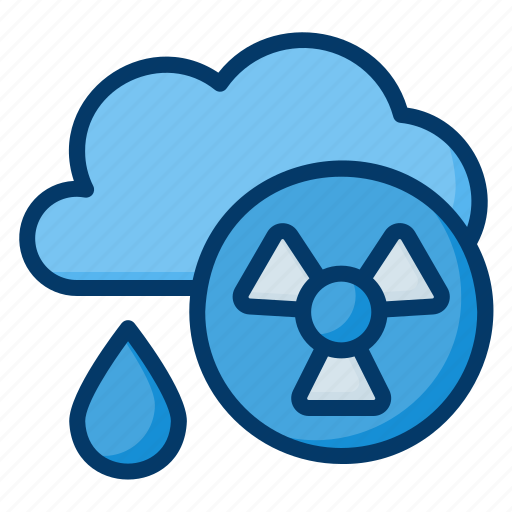 Acid, rain, radiation, pollution, atomic, nuclear, industry icon - Download on Iconfinder