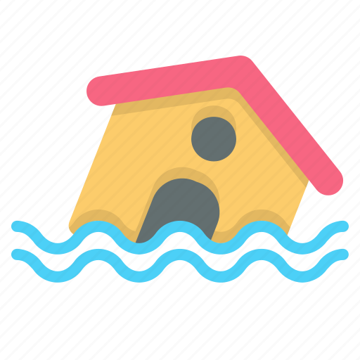 Flood, climate, change, natural, disaster, waves, water icon - Download on Iconfinder