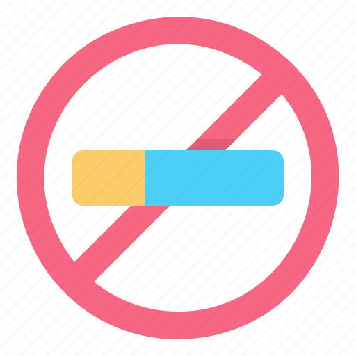 No, smoking, smoke, forbidden, cigarette, prohibition, signs icon - Download on Iconfinder