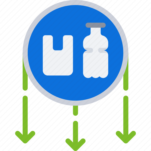 Reduce, plastics, eco, friendly, less, usage icon - Download on Iconfinder