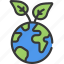 nature, and, earth, eco, friendly, globe, leaves 