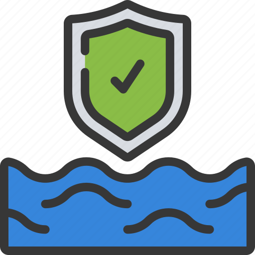 Protected, ocean, eco, friendly, protection, shield, shielded icon - Download on Iconfinder