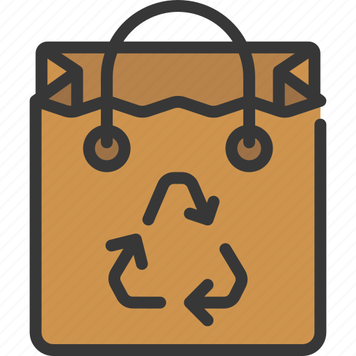 Recyclable, bag, eco, friendly, paper, recycle icon - Download on Iconfinder
