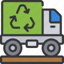 recycle, truck, eco, friendly, lorry