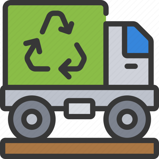 Recycle, truck, eco, friendly, lorry icon - Download on Iconfinder