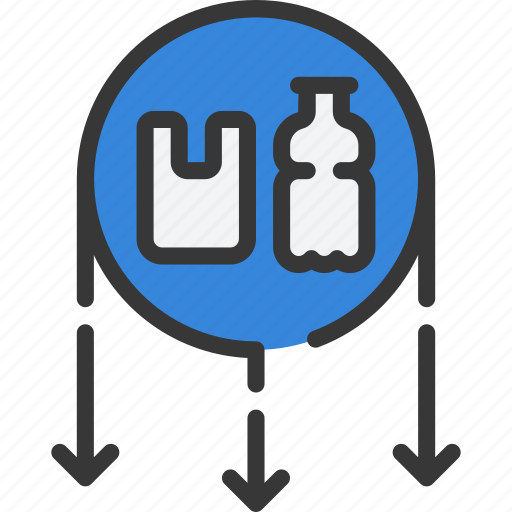Reduce, plastics, eco, friendly, less, usage icon - Download on Iconfinder