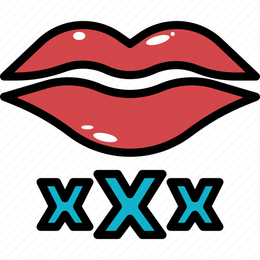 Mark, kiss, lip, xxx, mouth, sexy icon - Download on Iconfinder