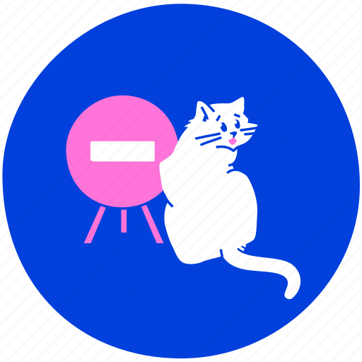 Surprising, cat, error, surprise, stop, access, restricted illustration - Download on Iconfinder