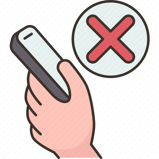 Mobile, phone, prohibition, restriction, device icon - Download on Iconfinder