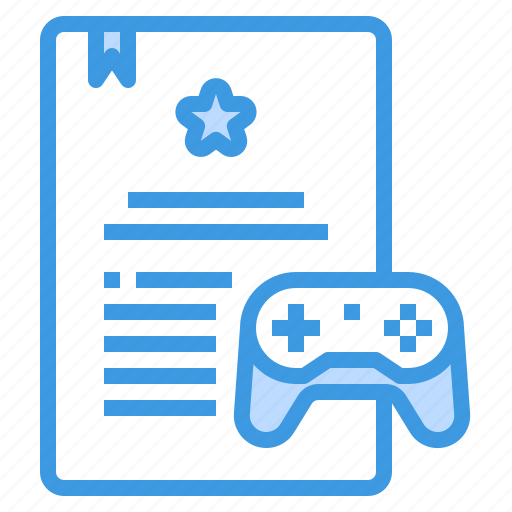 Contract, document, game, gaming, joystick icon - Download on Iconfinder