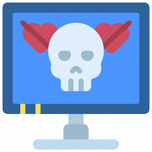 Game, over, gaming, video, skull, death icon - Download on Iconfinder