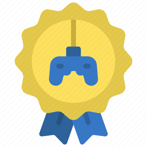Gaming, award, ribbon, reward, sports, controller icon - Download on Iconfinder