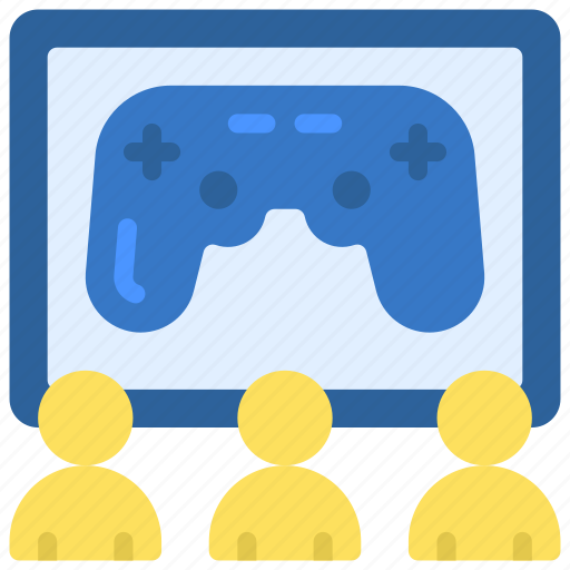 Gaming, spectators, viewers, fans, seats, people icon - Download on Iconfinder
