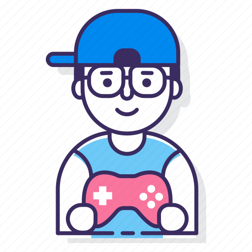 Gamer, guy, player icon - Download on Iconfinder