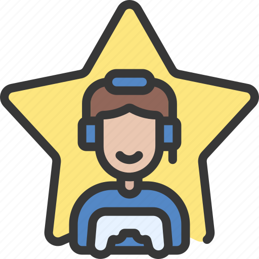 Famous, gamer, gaming, fame, user, award, entertainment icon - Download on Iconfinder