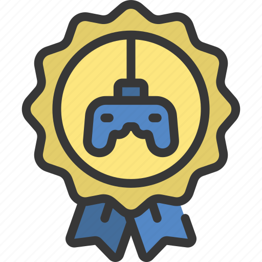 Gaming, award, ribbon, reward, sports, controller icon - Download on Iconfinder