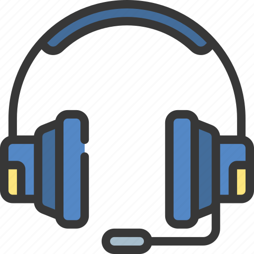 Headphones, gaming, microphone, headset icon - Download on Iconfinder