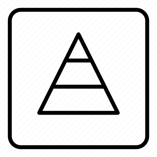 Pyramid, chart, diagram, triangle icon - Download on Iconfinder
