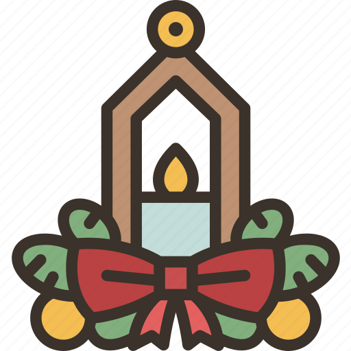 Centerpiece, christmas, candle, arrangement, decoration icon - Download on Iconfinder