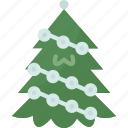 christmas, tree, light, decoration, happy