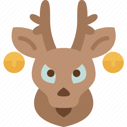 Reindeer, stag, moose, christmas, winter icon - Download on Iconfinder