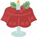 tablecloth, christmas, linens, table, setting