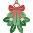 mistletoe, christmas, winter, decoration, traditional