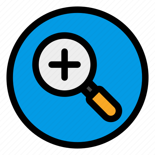 Zoom, in, magnifying glass, enlarge icon - Download on Iconfinder
