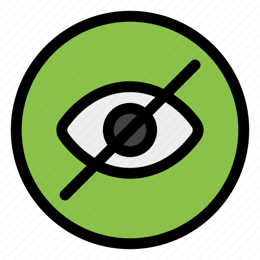 Not, visible, invisible, vision icon - Download on Iconfinder