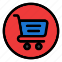shopping, cart, ecommerce, trolley