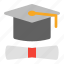 diploma, certificate, paper, graduation, achievement 