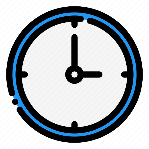 Clock, time, watch, hour, minute icon - Download on Iconfinder