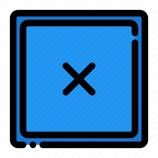Close, cancel, button, cross, delete icon - Download on Iconfinder