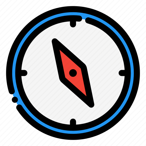 Compass, travel, direction, navigation, adventure icon - Download on Iconfinder