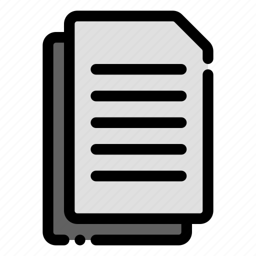 Document, file, paper, data, paperwork icon - Download on Iconfinder