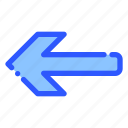 left, arrow, direction, navigation, button