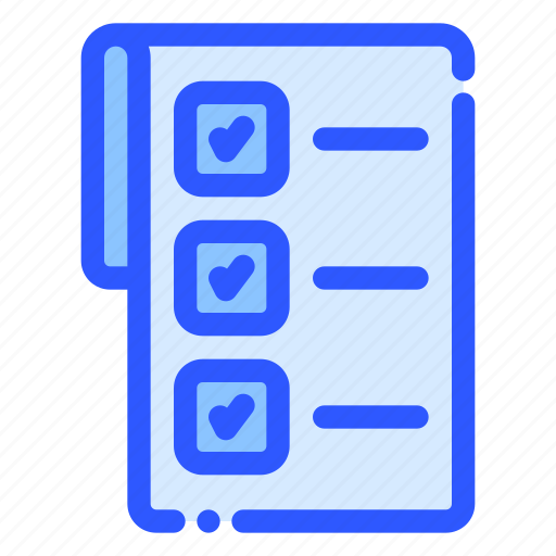 List, document, checklist, tick, note icon - Download on Iconfinder