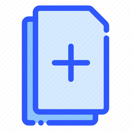 Page, add, new, button, document icon - Download on Iconfinder