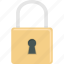 lock, padlock, security 