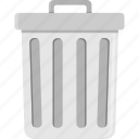 delete, garbage, trash, bin, recycle