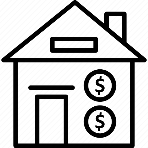 House cost, house financing, mortgage, property cost icon - Download on Iconfinder