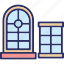 casement, house window, window, window case 