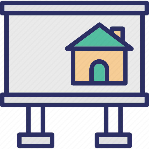 Billboard, commercial property, property advertisement, real estate advertisement icon - Download on Iconfinder