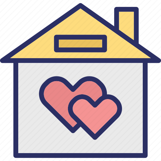 Building, dream house, family house, home love icon - Download on Iconfinder
