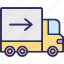 cargo, delivery van, shipment, shipping truck 