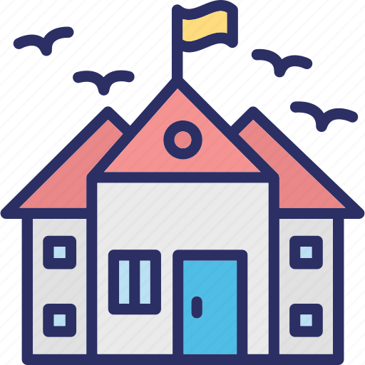 College, educational building, library, museum icon - Download on Iconfinder