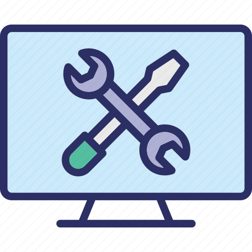 Online support service, technical assistance, technical support, web maintenance icon - Download on Iconfinder