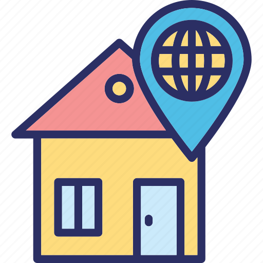 Home location, location, location holder, map pin icon - Download on Iconfinder